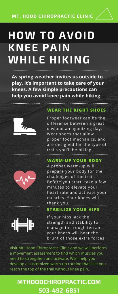 knee pain, hiking